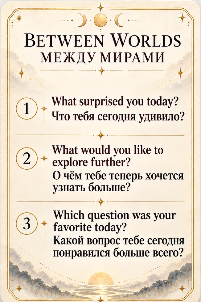 Between Worlds · Между мирами card